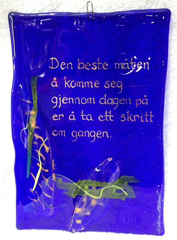 Hustavle i glass, Den beste måten..