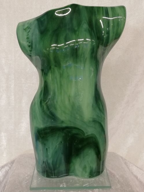 Hovedbilde Torso i glass grønn